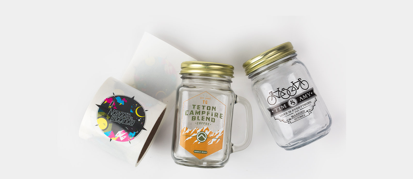 Mason jar labels